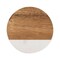 Craft Express 4 Pack Engravable Round Marble and Wood Coasters – 4" for Laser Projects